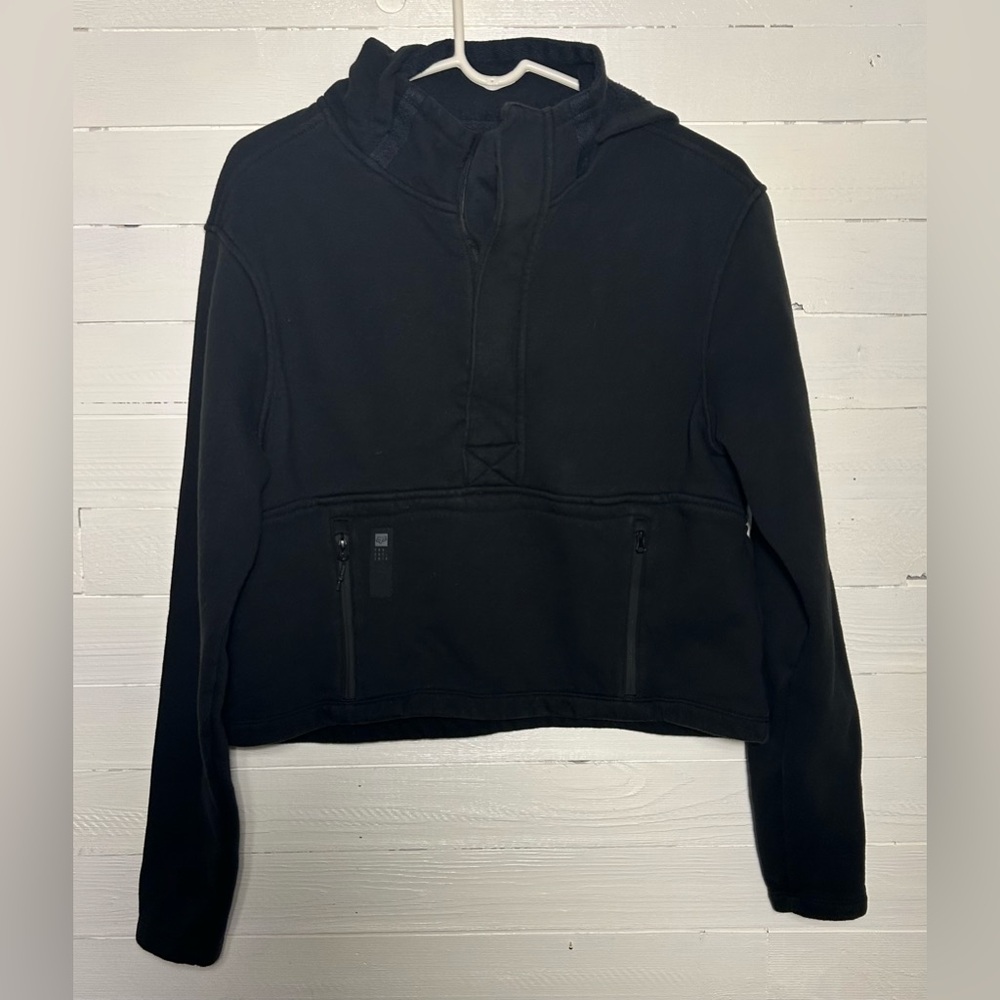 Fox women’s cropped hoodie, black, women’s size large. - Picture 2 of 10